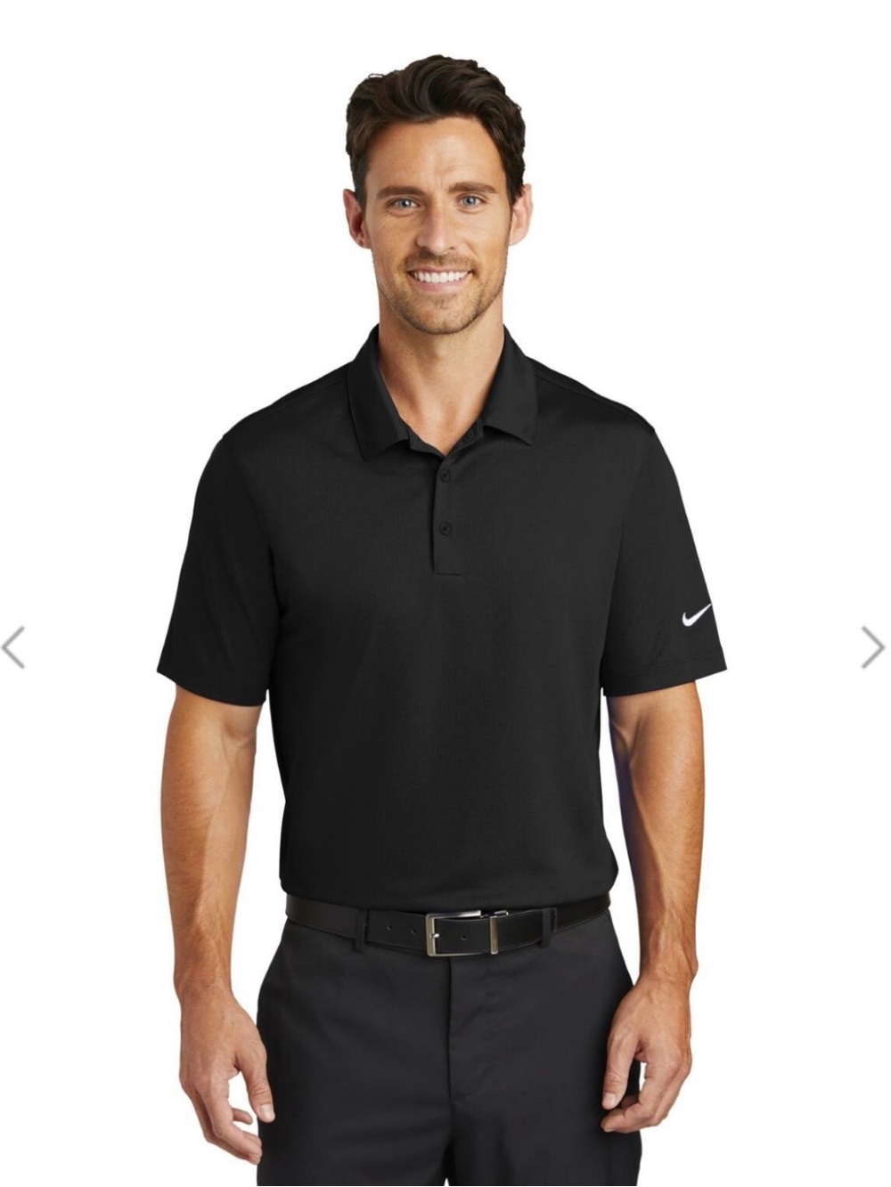Nike Golf Men’s Dri-Fit Polo with Swoosh Sleeve XL